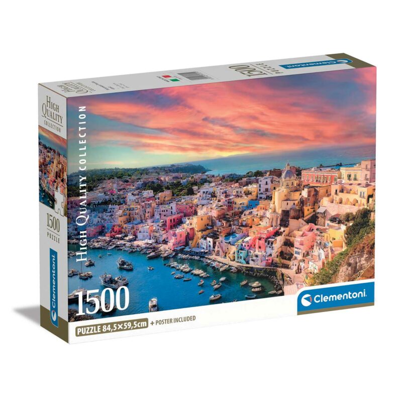 Clementoni Παζλ High Quality Collection Το Νησάκι της Προσίντα 1500 τμχ – Compact Box 5684152