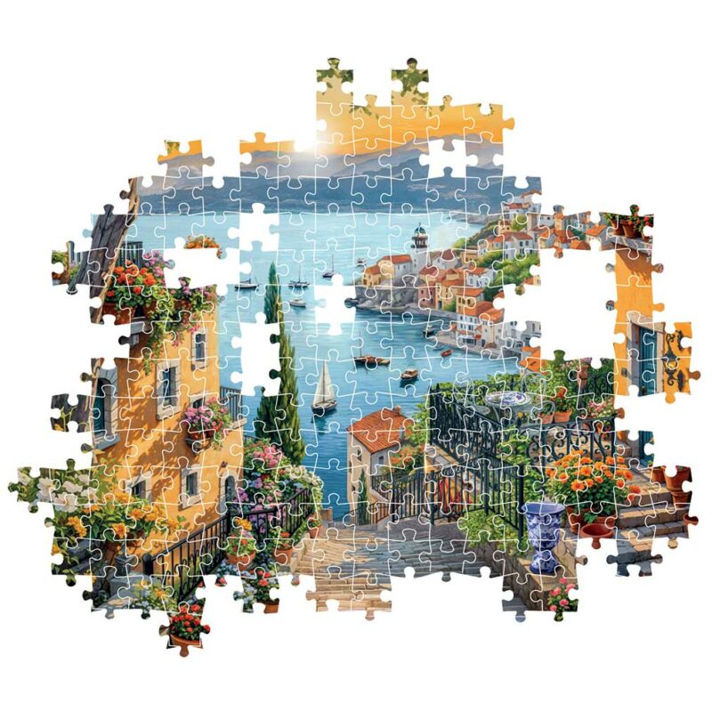Clementoni Παζλ High Quality Collection Ο Δρόμος προς το Λιμάνι 1500 τμχ – Compact Box 6003639