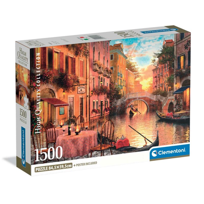 Clementoni Παζλ High Quality Collection Βενετία 1500 τμχ – Compact Box 5960642