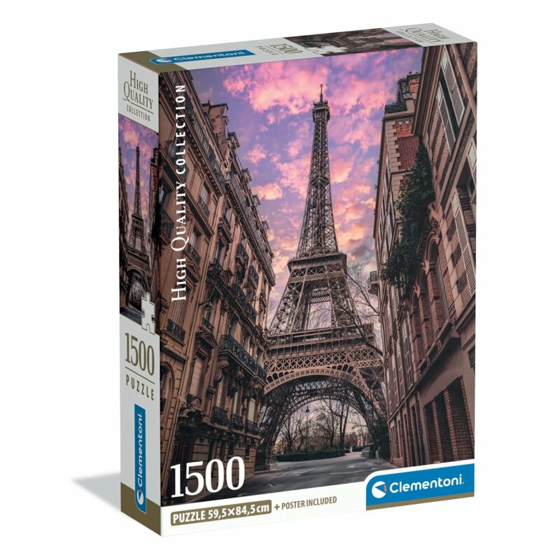 Clementoni Παζλ High Quality Το Παρίσι Ξυπνά 1500 τμχ – Compact Box 5610475