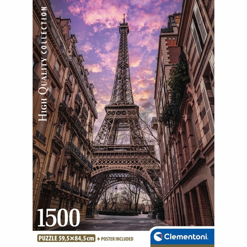 Clementoni Παζλ High Quality Το Παρίσι Ξυπνά 1500 τμχ – Compact Box 5610477