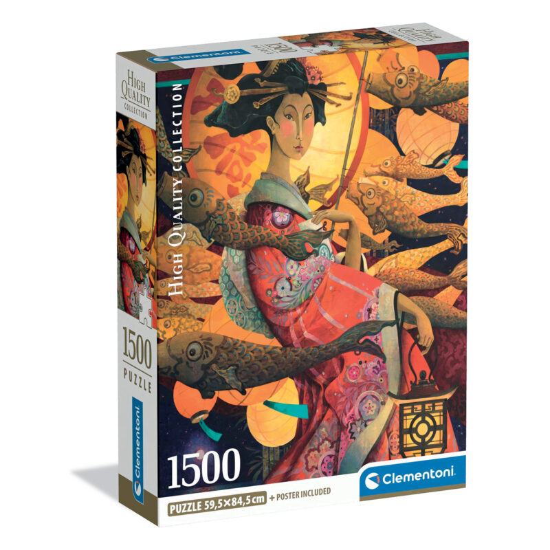 Clementoni Παζλ High Quality Collection O Χορός των Koinobori 1500 τμχ – Compact Box 5458912