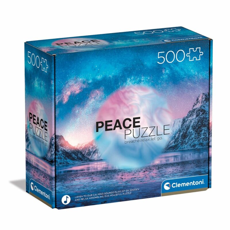 Clementoni Παζλ Peace Puzzles Light Blue 500 τμχ 5513794
