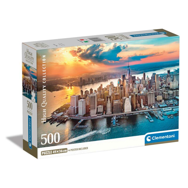 Clementoni Παζλ High Quality Collection Νέα Υόρκη 500 τμχ – Compact Box 5683659