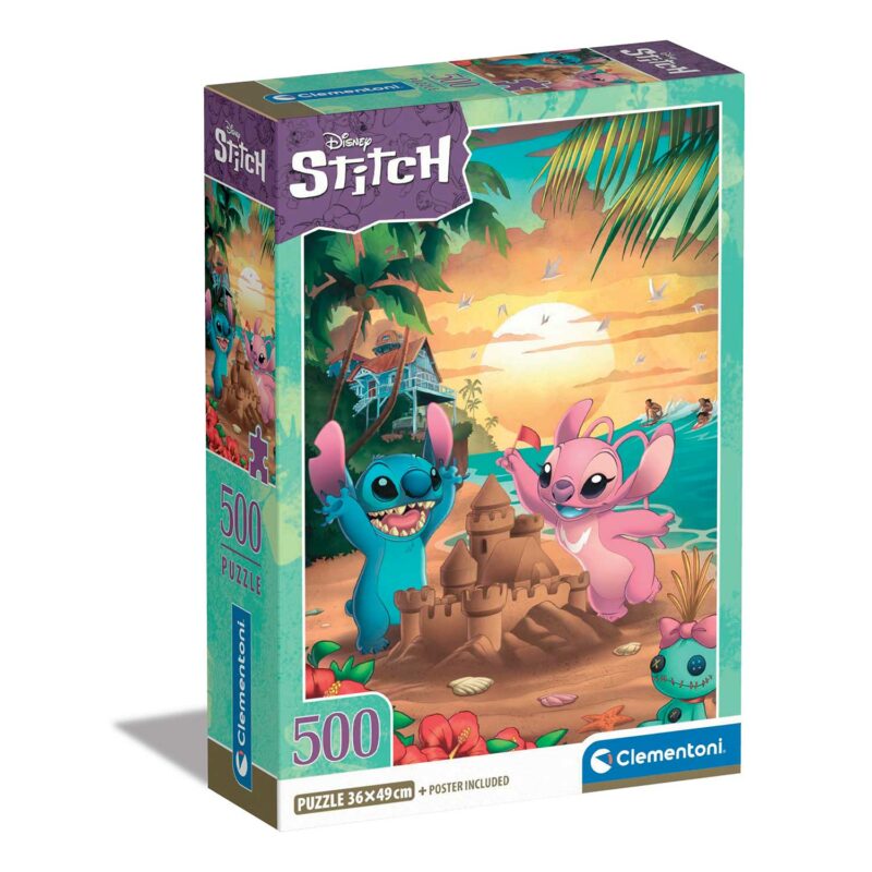 Clementoni Παζλ High Quality Collection Disney Stitch 500 τμχ – Compact Box 5684186