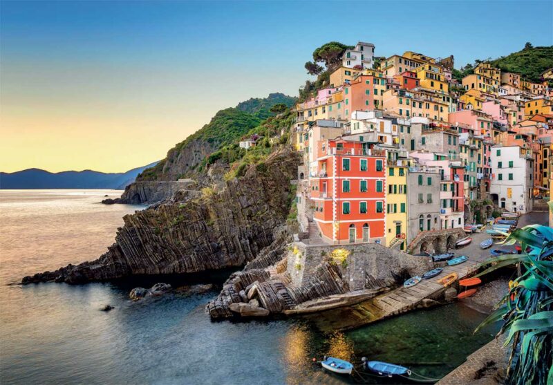 Clementoni Παζλ High Quality Collection Ακτή Riomaggiore 500 τμχ – Compact Box 5940655
