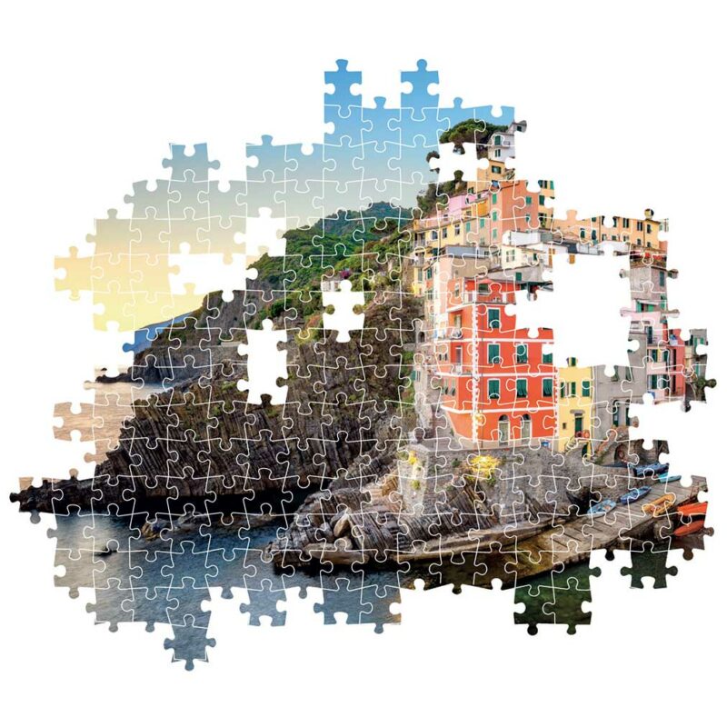 Clementoni Παζλ High Quality Collection Ακτή Riomaggiore 500 τμχ – Compact Box 5940656