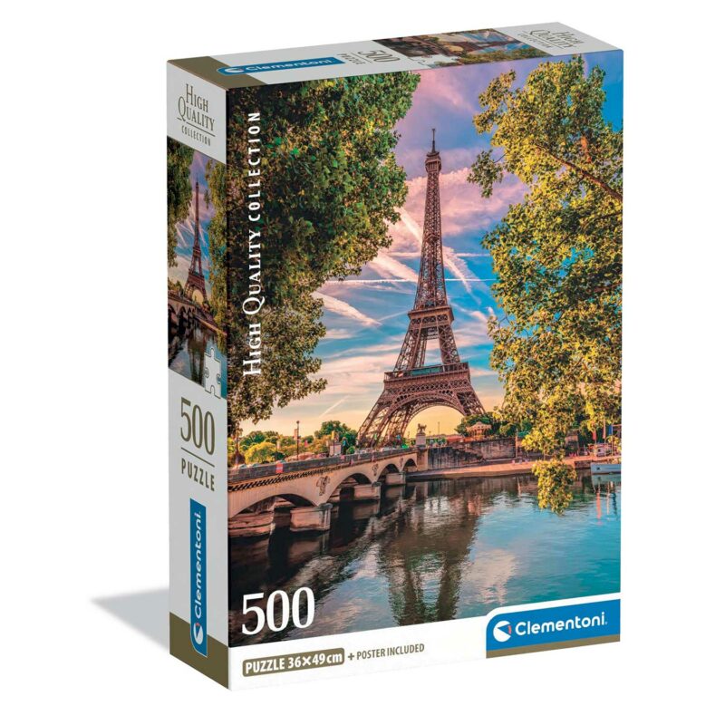 Clementoni Παζλ High Quality Collection Δίπλα Στον Σηκουάνα 500 τμχ – Compact Box 5684230