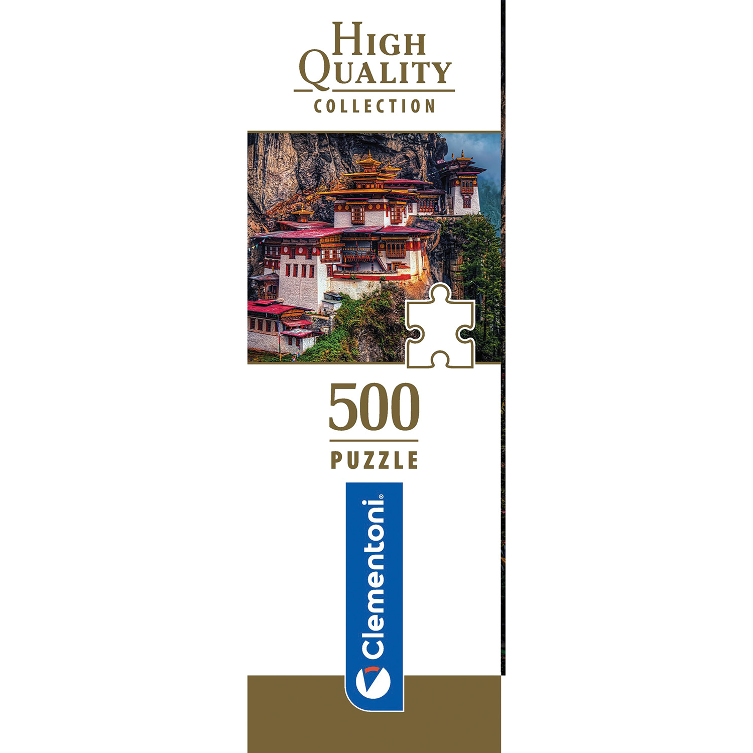 Clementoni Παζλ High Quality Η Φωλιά της Τίγρης Πάρο Τακστσάνγκ Compact Box 500 τμχ