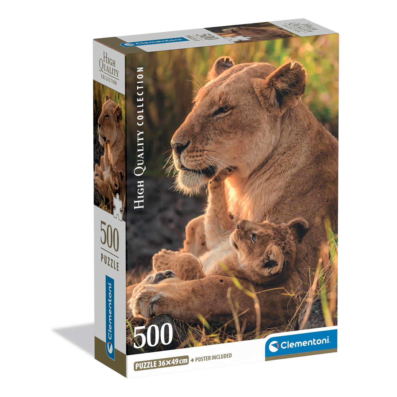 Clementoni Παζλ Η.Q Feline Love Βασιλική Αγάπη Compact Box 500 τμχ
