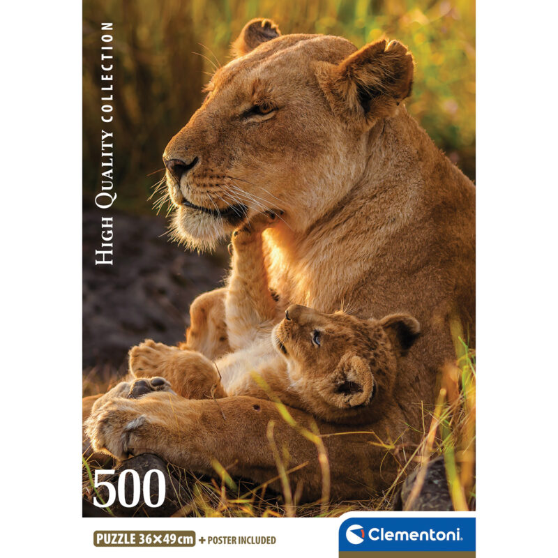 Clementoni Παζλ Η.Q Feline Love Βασιλική Αγάπη Compact Box 500 τμχ 5370833