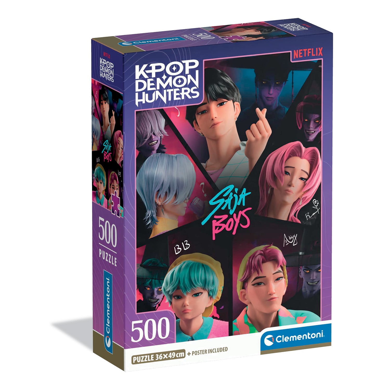 Clementoni Παιδικό Παζλ High Quality K-Pop Demon Hunters Compact Box 500 τμχ