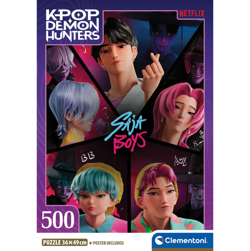 Clementoni Παιδικό Παζλ High Quality K-Pop Demon Hunters Compact Box 500 τμχ 5428867
