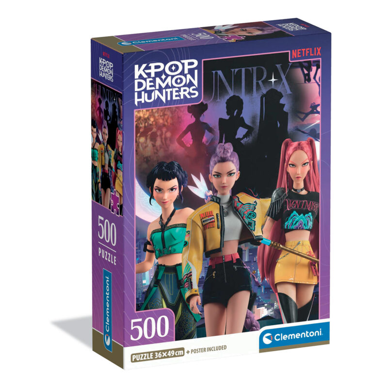 Clementoni Παιδικό Παζλ High Quality K-Pop Demon Hunters Compact Box 500 τμχ 5424234