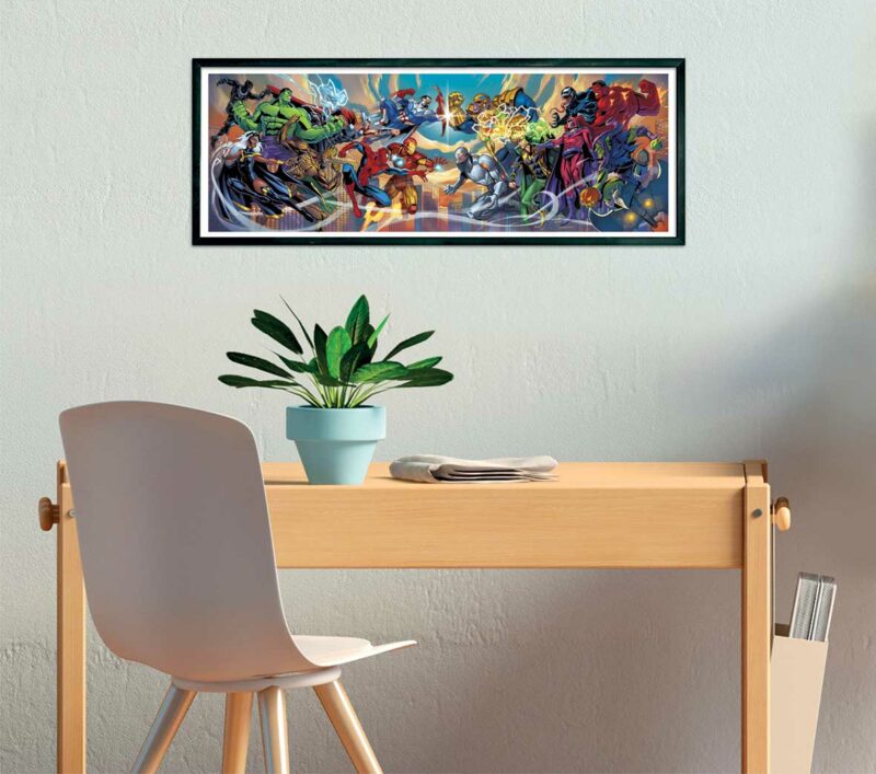 Clementoni Παζλ Panorama High Quality Collection Marvel Heroes vs Villains 1000 τμχ – Compact Box 5684237