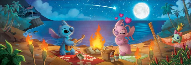 Clementoni Παζλ Panorama High Quality Collection Disney Stitch 1000 τμχ – Compact Box 5684239