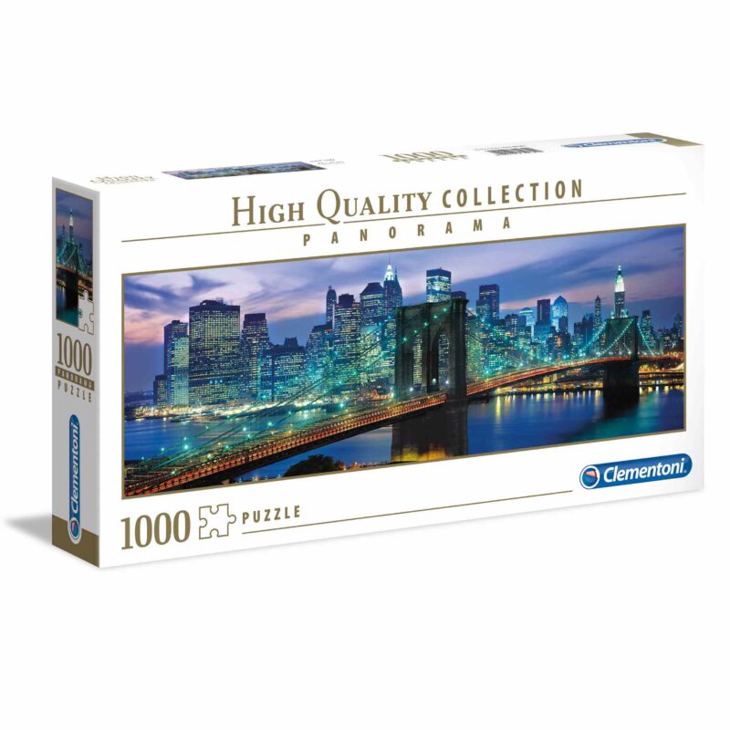 Clementoni Παζλ Panorama High Quality Collection Νέα Υόρκη Γέφυρα Brooklyn 1000 τμχ 5433363