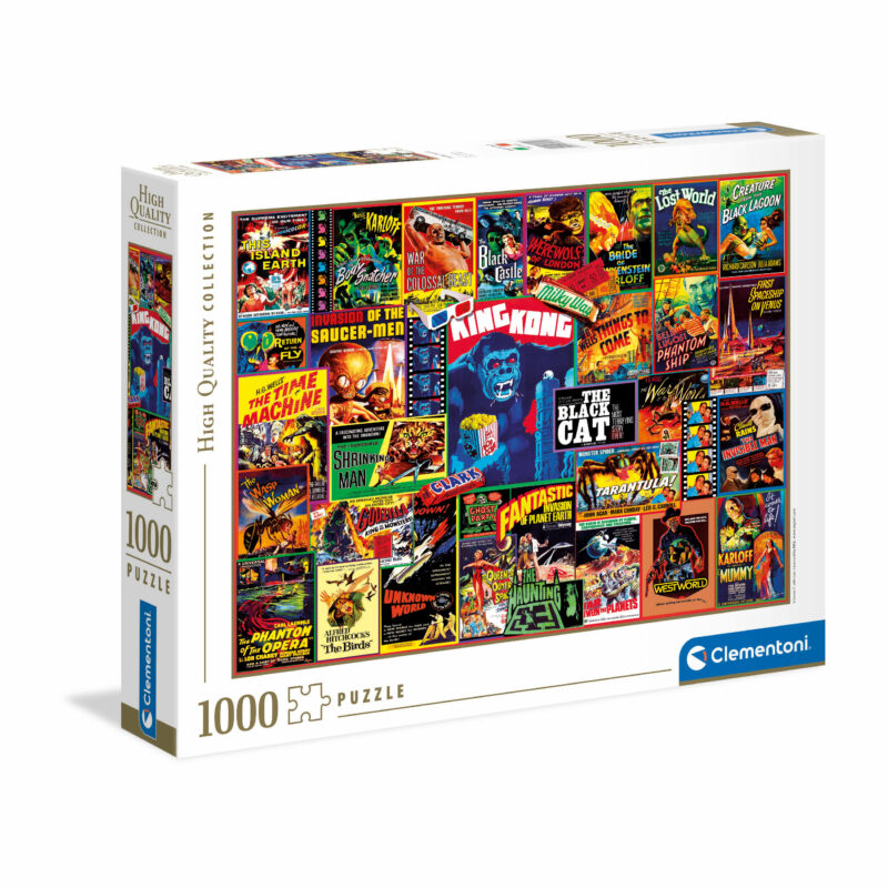 Clementoni Παζλ High Quality Collection Κλασικά Θρίλερ 1000 τμχ 5323345