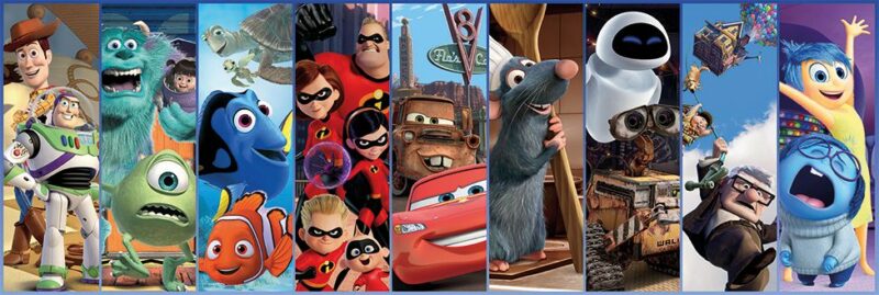 Clementoni Παζλ Panorama Disney Pixar 1000 τμχ