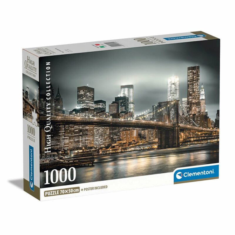 Clementoni Παζλ High Quality Collection New York Skyline 1000 τμχ – Compact Box 5683669