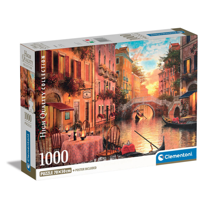Clementoni Παζλ High Quality Collection Βενετία 1000 τμχ – Compact Box 5428723
