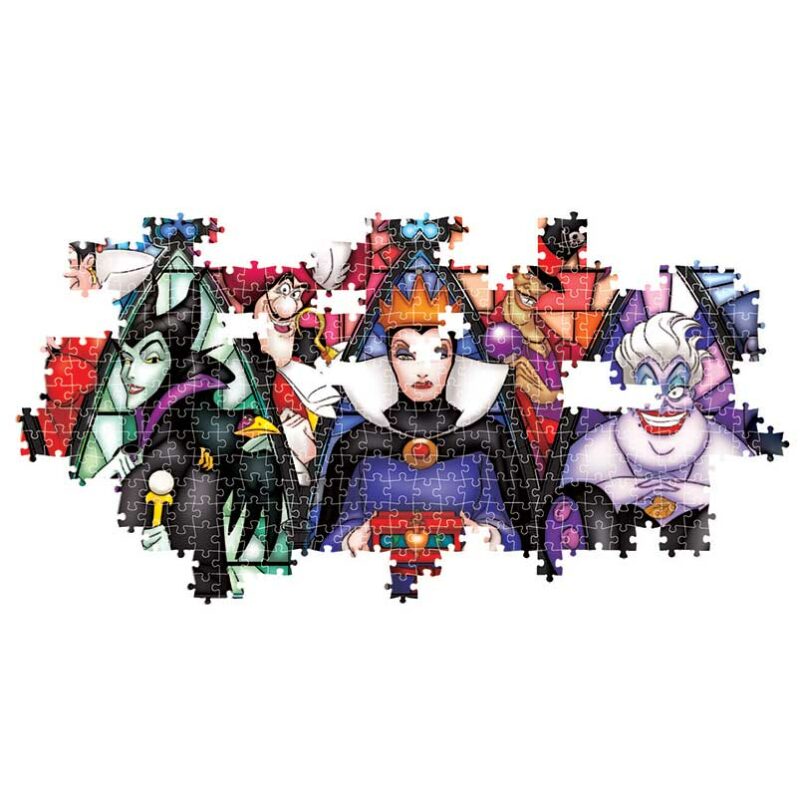 Clementoni Παζλ Panorama High Quality Collection Disney Villains 1000 τμχ – Compact Box 5940671