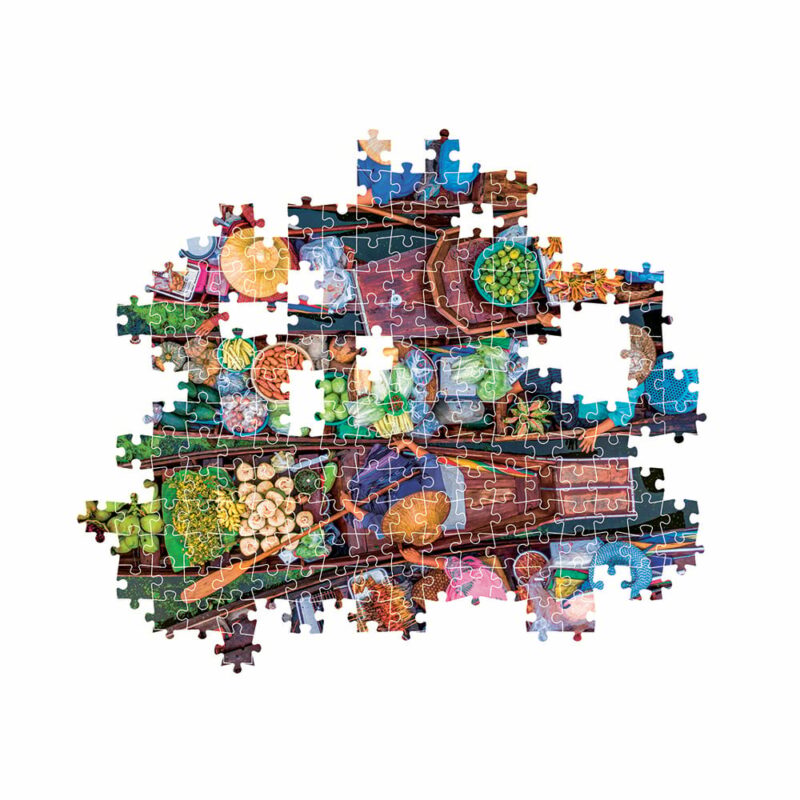 Clementoni Παζλ High Quality Collection Πλεούμενη Αγορά 1000 τμχ – Compact Box 5684636