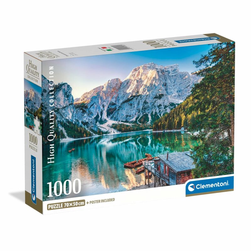 Clementoni Παζλ High Quality Collection Σμαραγδένια Λίμνη Μπράις 1000 τμχ – Compact Box 5960636