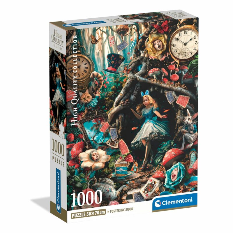 Clementoni Παζλ High Quality Collection Μέρα στη Χώρα των Θαυμάτων 1000 τμχ – Compact Box 6027057