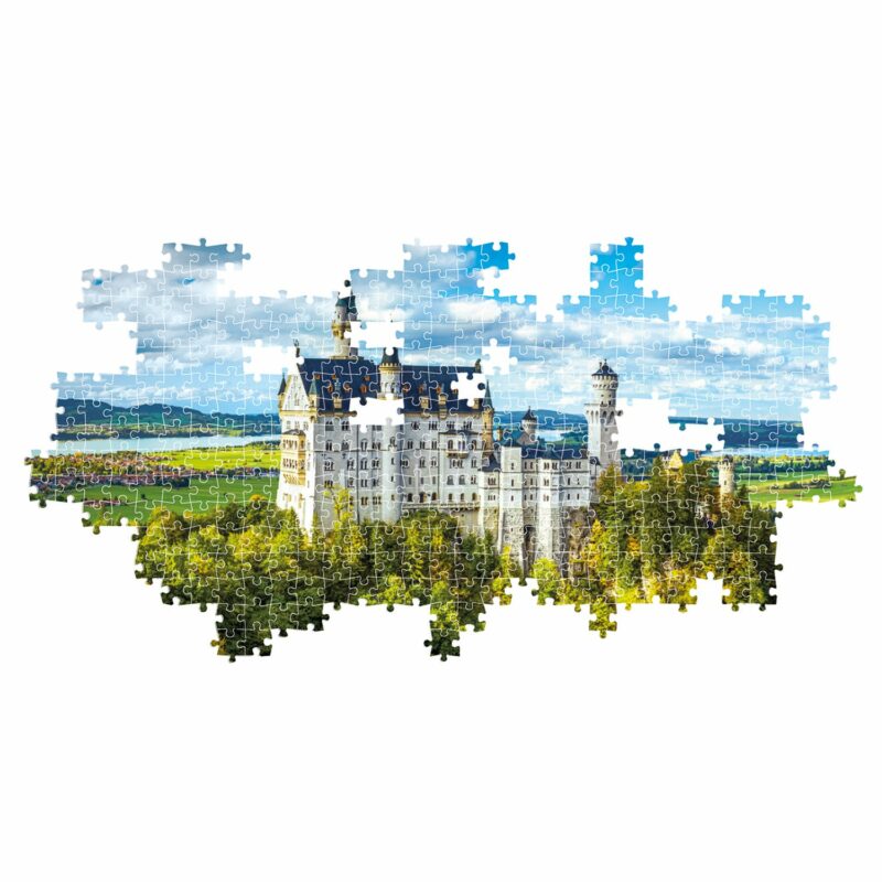 Clementoni Παζλ Panorama High Quality Collection Κάστρο Neuschwanstain 1000 τμχ – Compact Box 5684665