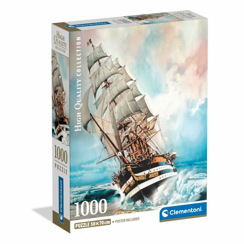 Clementoni Παζλ High Quality Collection Amerigo Vespucci 1000 τμχ – Compact Box 5684683