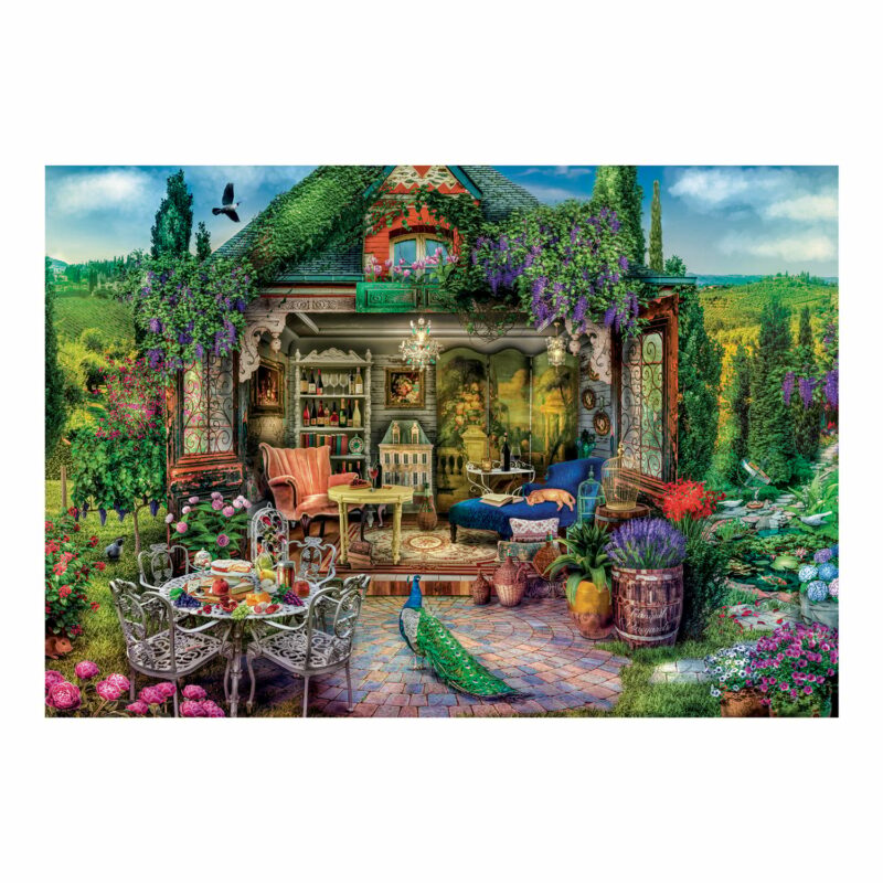 Clementoni Παζλ High Quality Collection Απόδραση στη Χώρα του Κρασιού 1000 τμχ – Compact Box 5684694