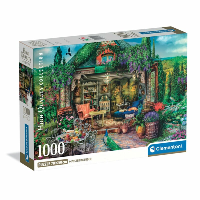 Clementoni Παζλ High Quality Collection Απόδραση στη Χώρα του Κρασιού 1000 τμχ – Compact Box 5684693