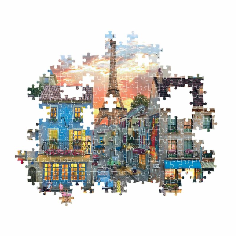Clementoni Παζλ High Quality Collection Δρόμοι Του Παρισιού 1000 τμχ – Compact Box 5684710