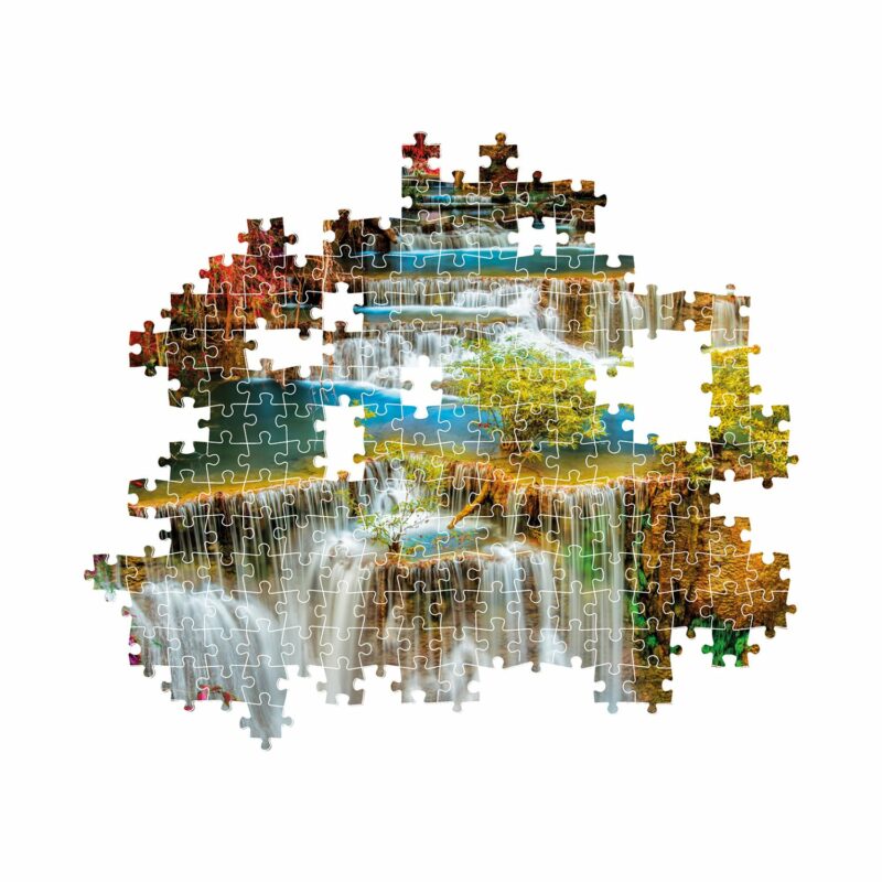 Clementoni Παζλ High Quality Collection Χρωματιστοί Ταϊλανδέζικοι Καταρράκτες 1000 τμχ – Compact Box 5684715