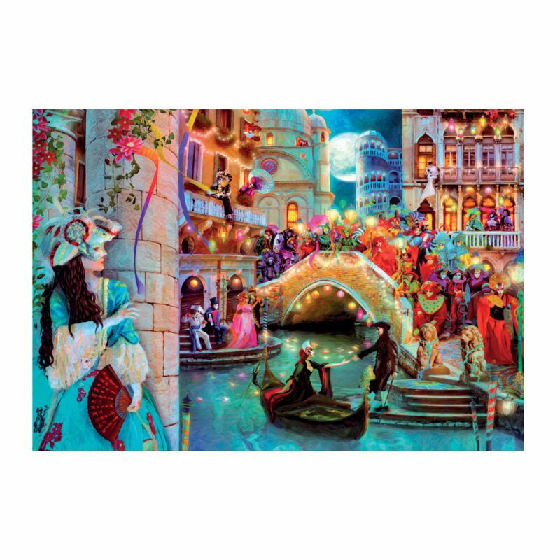 Clementoni Παζλ High Quality Collection Βενετσιάνικο Καρναβάλι 1000 τμχ – Compact Box 5684734