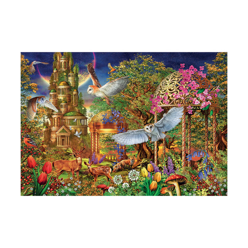 Clementoni Παζλ High Quality Collection Φανταστικός Ξύλινος Κήπος 1500 τμχ