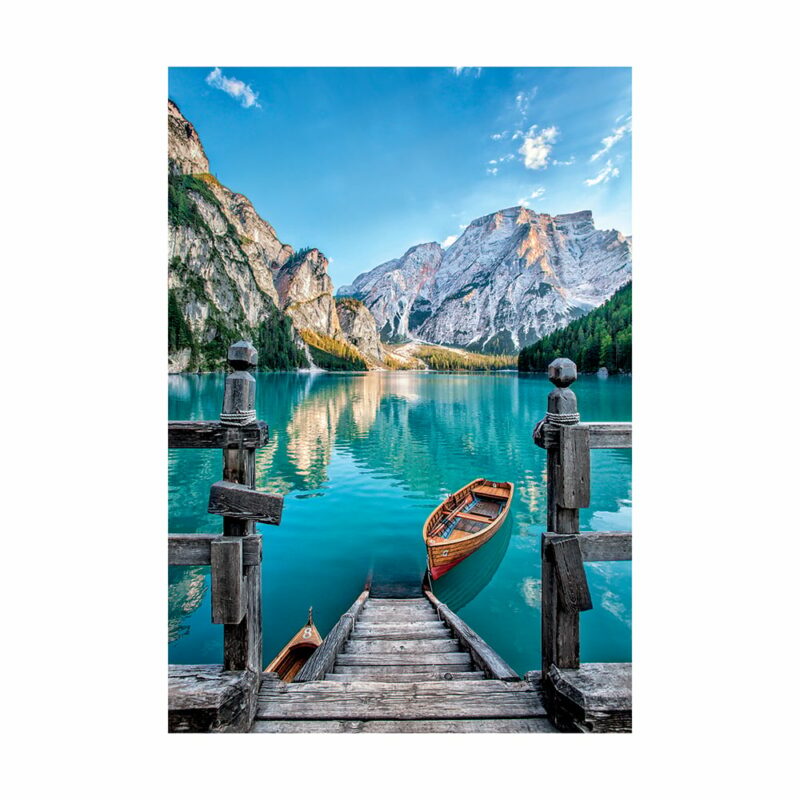 Clementoni Παζλ High Quality Collection Λίμνη Braies 500 τμχ – Compact Box 5493189