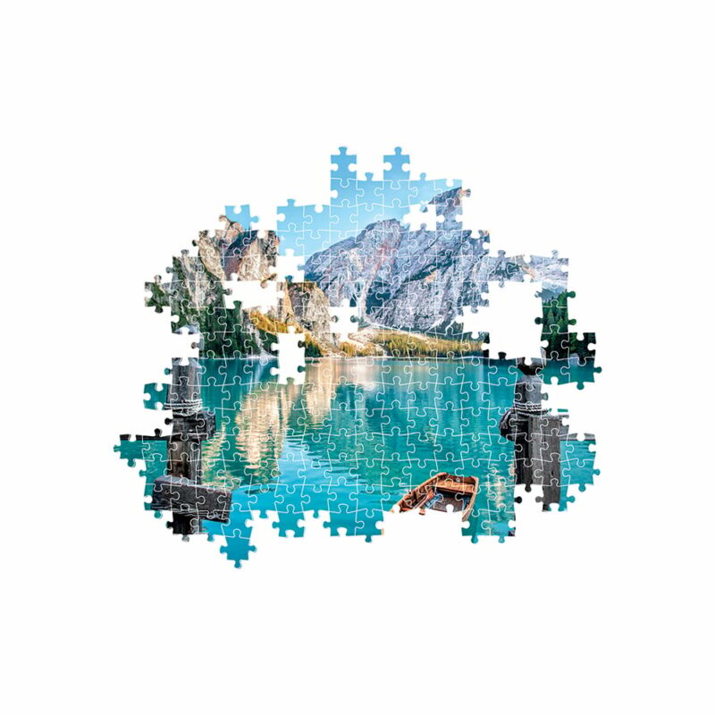 Clementoni Παζλ High Quality Collection Λίμνη Braies 500 τμχ – Compact Box 5493190