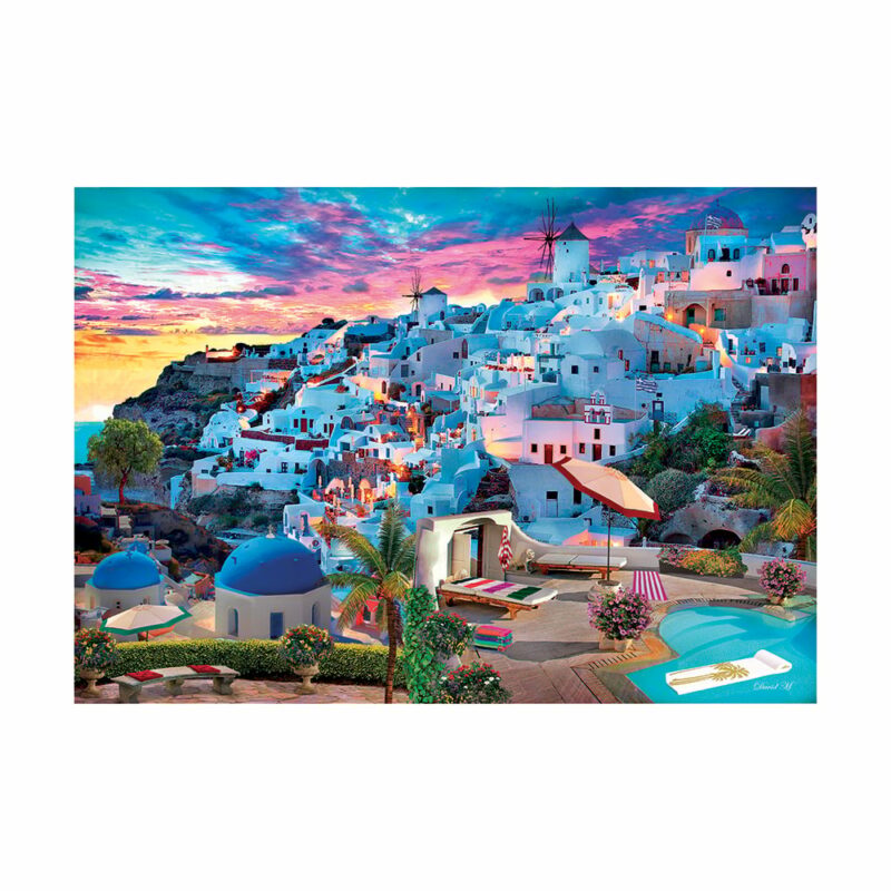 Clementoni Παζλ High Quality Collection Σαντορίνη 500 τμχ – Compact Box 5582652