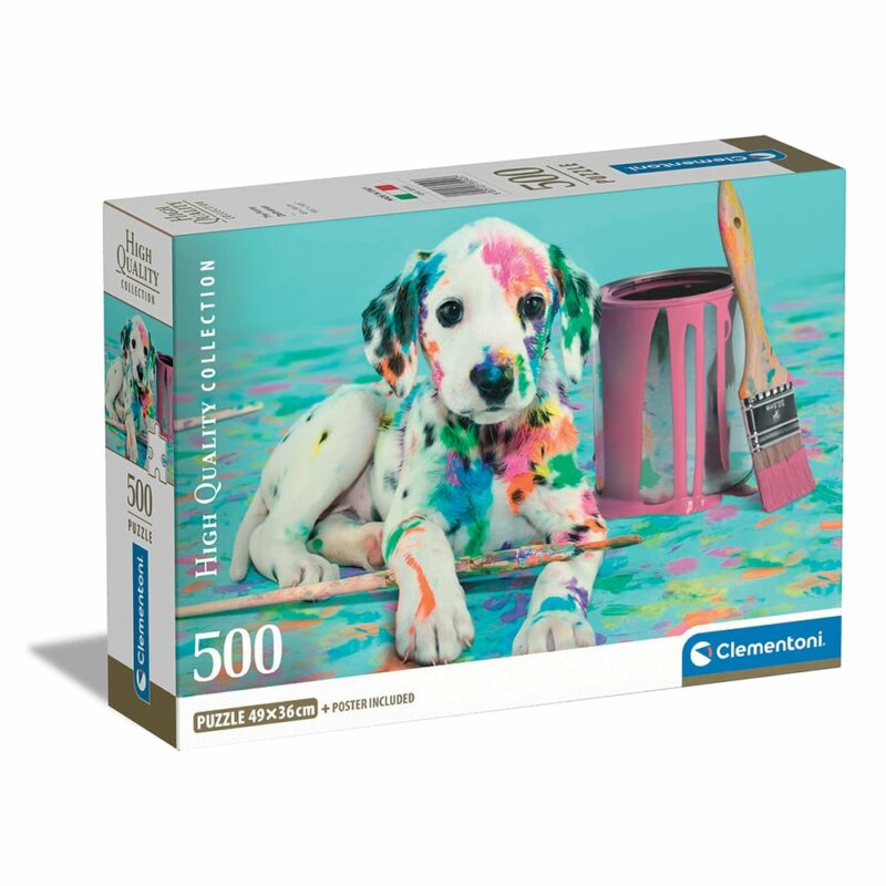 Clementoni Παζλ High Quality Collection Σκυλάκι Δαλματίας 500 τμχ – Compact Box 5960548