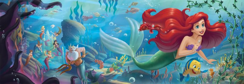 Clementoni Παζλ Panorama Disney Η Μικρή Γοργόνα 1000 τμχ 5653873