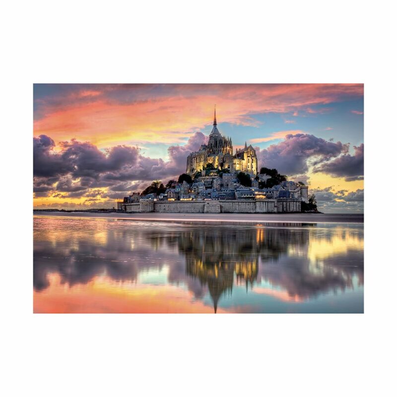 Clementoni Παζλ High Quality Collection Le Magnifique Mont Saint-Michael 1000 τμχ – Compact Box 5582804