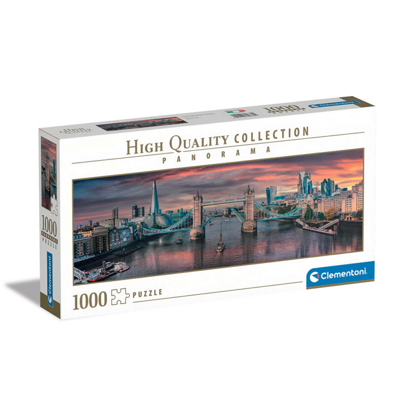 Clementoni Παζλ Panorama High Quality Collection Κατά Μήκος Του Ποταμού Τάμεση 1000 τμχ 5582519