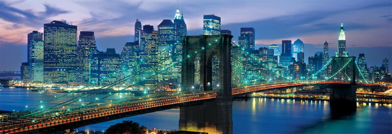 Clementoni Παζλ Panorama High Quality Collection Νέα Υόρκη Γέφυρα Brooklyn 1000 τμχ – Compact Box 5582848