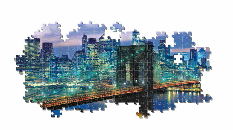 Clementoni Παζλ Panorama High Quality Collection Νέα Υόρκη Γέφυρα Brooklyn 1000 τμχ – Compact Box 5582850