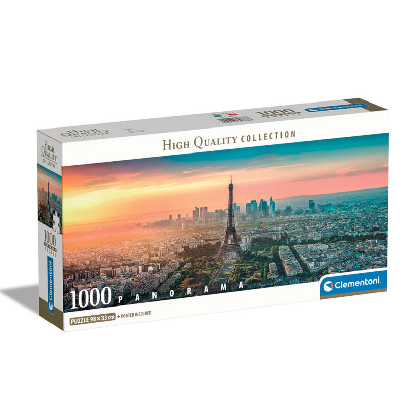Clementoni Παζλ Panorama High Quality Collection Παρίσι 1000 τμχ - Compact Box