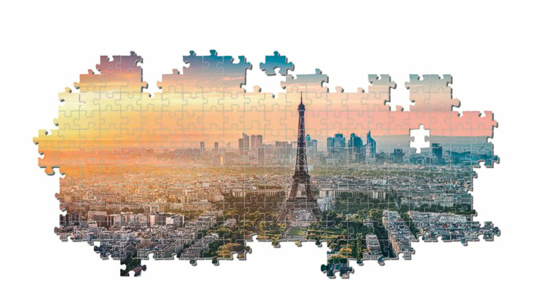 Clementoni Παζλ Panorama High Quality Collection Παρίσι 1000 τμχ – Compact Box 5582865