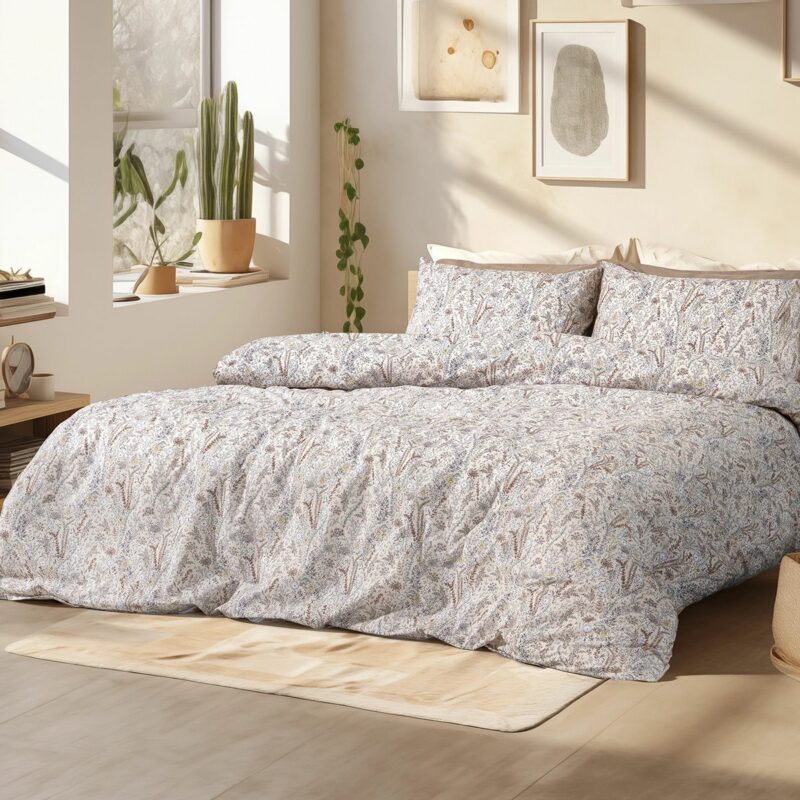 Beauty Home Σετ σεντόνια υπέρδιπλα με λάστιχο Sienna Art 12254 170×200+30 Μπεζ 4676467