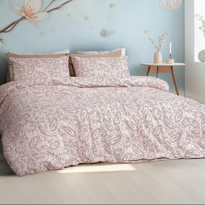 Beauty Home Σετ σεντόνια υπέρδιπλα με λάστιχο Sylia Art 12256 170×200+30 Μπεζ 4676595